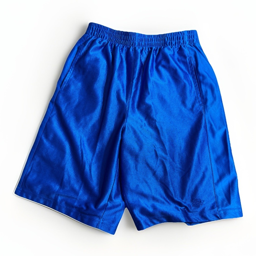 Vintage‎ Starter Basketball Shorts Mens Sz XL Blue Fire #52469